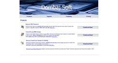 Desktop Screenshot of dombajsoft.com