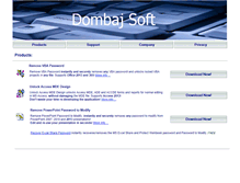 Tablet Screenshot of dombajsoft.com